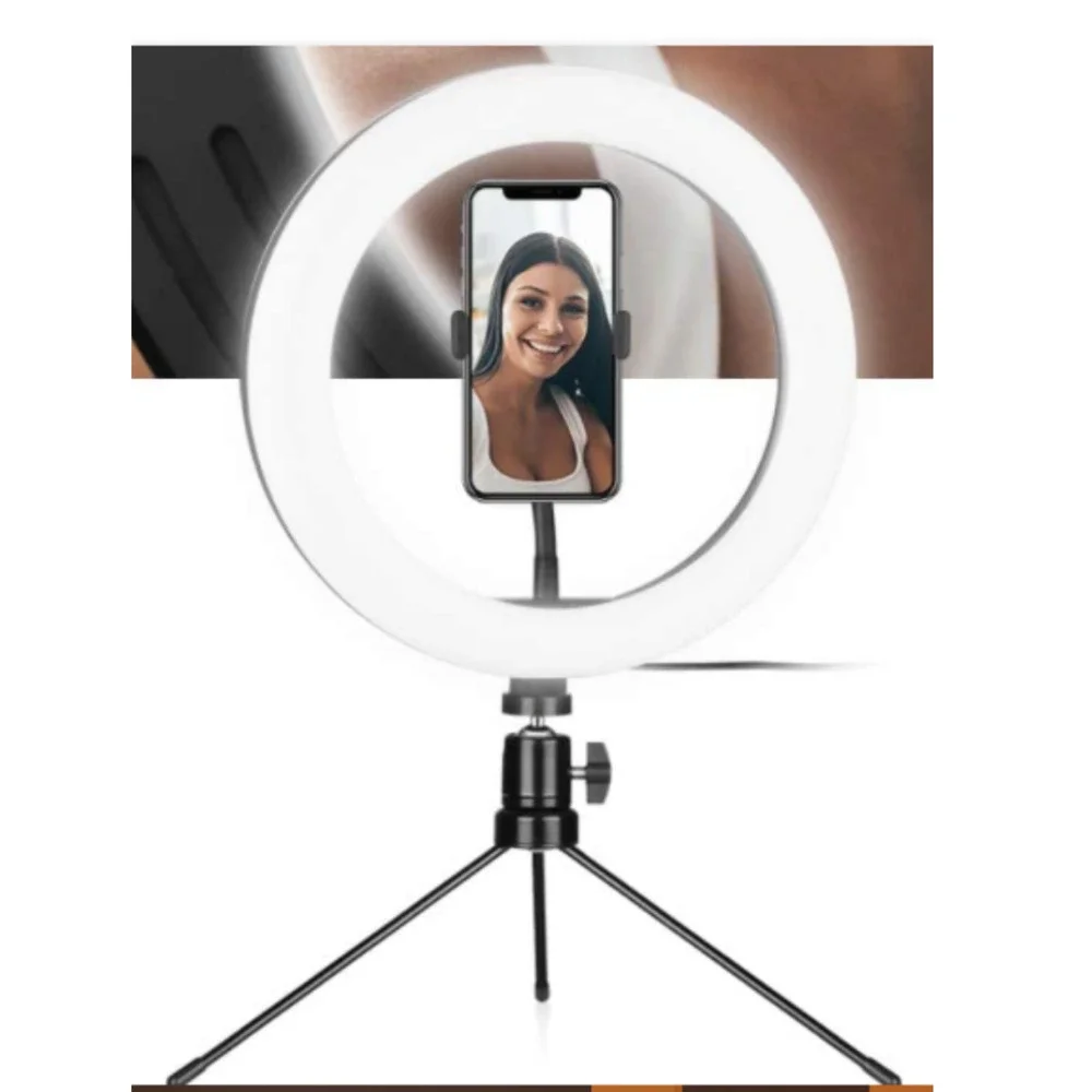10" ring light THREE COLOR EXPOSURES FOR PH0TO YOUTUBE TIK TOK VIDEOS POSH SHOW - Picture 3 of 5